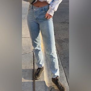 Abercombie Jeans: size 8 Long. Style: the 90s straight ultra high rise
